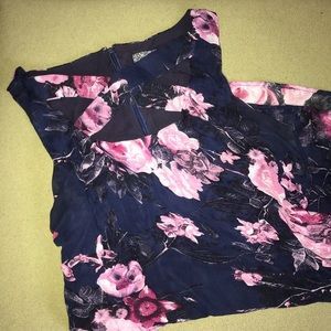 Lucca Couture cross neck mini dress